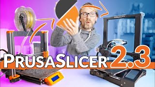 Use the new PrusaSlicer 23 with ANY 3D Printer [upl. by Yrahcaz]