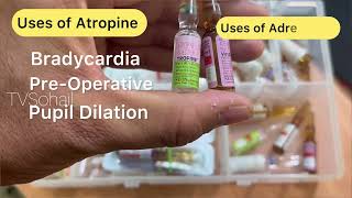 atropine Adrenaline Atropine VS Adrenaline injections  TVSohail [upl. by Aciras]