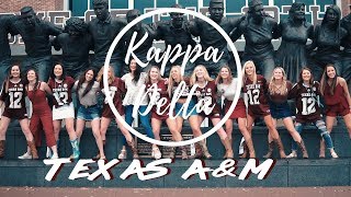 TEXAS AampM KAPPA DELTA 20192018  BEST SORORITY RECRUITMENT VIDEO EVER [upl. by Ordnassela964]