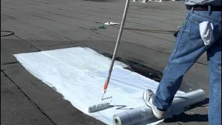 How to Install Elastomeric Roof Coating  Flat Roofs [upl. by Goerke694]