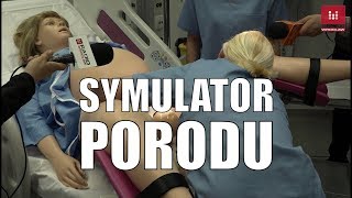 poród VIDEO z porodu Centrum Symulacji Medycznej childbirth [upl. by Bourn]