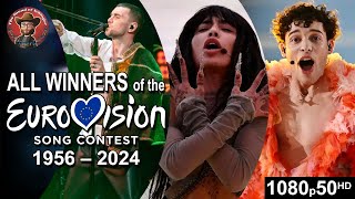 All Winners 🥇 of the Eurovision Song Contest 19562024 [upl. by Norreg]