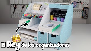 Organizador de cartón para materiales y herramientas de gran tamaño [upl. by Rdnaskela]