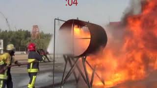 F500 EA Extinguishes ThreeDimensional Jet Engine Cowling Fire [upl. by Dorolice615]