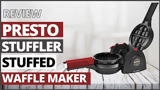 Presto 03512 Stuffler Stuffed Waffle Maker Belgian Style Review  Best Waffle Makers 2021 [upl. by Asilam642]