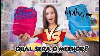 KIPLING Vs TILIBRA  QUAL É O MELHOR ESTOJO 100 PENS [upl. by Hsemar]