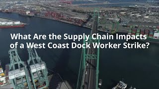 Supply Chain Impacts of a Possible West Coast Port Strike [upl. by Angi]