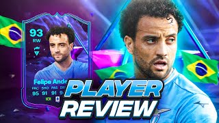 93 END OF AN ERA FELIPE ANDERSON SBC PLAYER REVIEW EOAE PREMIUM SBC  FC 24 ULTIMATE TEAM [upl. by Sucramal]