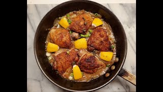 Lemon Air Chilled Chicken with Capers [upl. by Ahsenar]