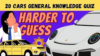 Car General Knowledge Quiz  20 Questions to Guess  Knoty Brain [upl. by Eniamert]