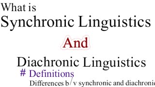 Synchronic amp Diachronic Approaches  Anthropology for UPSC By MrsSosin IAS IPS IRS CSE [upl. by Edelstein]