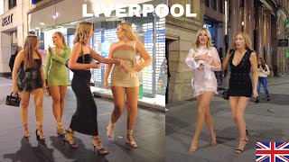 LIVERPOOL CITY ENGLAND NIGHTLIFE WALK OCT  2023 [upl. by Botzow]