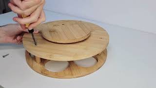 Spinware Lazy Susan Tumbler Assembly Instructional Video [upl. by Faith257]