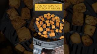 30 seconds Air fryer TOFU recipe diet food protein weightlossdiet foodie weightlossrecipes [upl. by Aker]