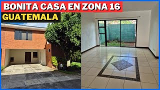 SE VENDE BONITA CASA EN CONDOMINIO PRIVADO EN ZONA 16 GUATEMALA [upl. by Ardnahc714]