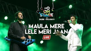 Maula Mere Lele Meri Jaan  Salim Sulaiman Live  Vipul Mehta  9XM On Stage [upl. by Nahsab]