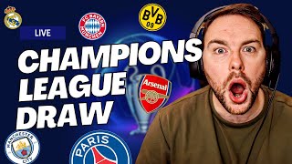 Real Madrid vs Man City Arsenal vs Bayern Munich UEFA Champions League 202324 Draw LIVE🏆 [upl. by Carlotta]