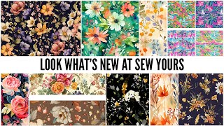 22 New Bag Making Fabrics at Sew Yours [upl. by Yekcor]