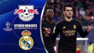 RB Leipzig vs Real Madrid Extended Highlights  UCL Round of 16 1st Leg  CBS Sports Golazo [upl. by Popelka]