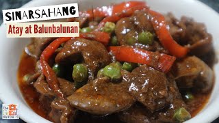 SINARSAHANG ATAY at BALUNBALUNAN  Chicken Liver and Gizzards in Sauce  Chicken Dinner [upl. by Beaver640]