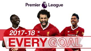 Salah Mane amp Firmino  Every Premier League Goal 201718 [upl. by Scot]