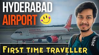 Hyderabad Airport  Rajiv Gandhi international airport  Full details for first time travel ✈️🧳 [upl. by Aryk]