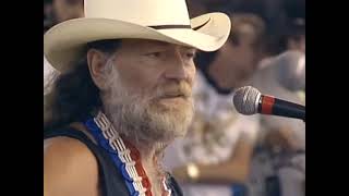 Willie Nelson  Whiskey River  Stay All Night Stay A Little Longer – Live at Farm Aid 1986 [upl. by Joelie81]