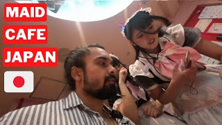 The Truth Behind Japanese Maid Cafe 🇯🇵  Indian In Japan  Ankit Purohit Tabayamana [upl. by Eyahsal]