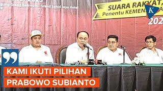 Projo Tegak Lurus dengan Prabowo Subianto soal Pilihan Cawapres [upl. by Joacima971]