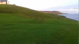 Lerwick Shetland  South View from Knab Golf Course [upl. by Anjela]