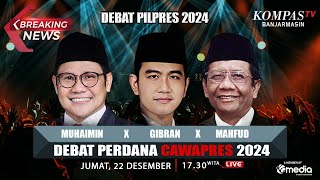 BREAKING NEWS LIVE DEBAT CAWAPRES 2024  Muhaimin Gibran dan Mahfud Pilpres 2024 [upl. by Nylleoj]