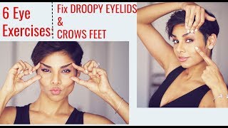 Face Yoga for Hooded Eyelids  Dr Janine [upl. by Rocca8]