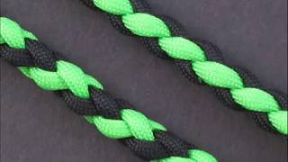 How to Make 4Strand Round Braid Bracelets Both Forms by TIAT [upl. by Asatan]