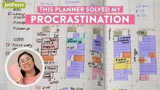 Chronic Procrastinator Tracks Her Time ⏰  How Ann uses the Kokuyo Jibun Techo Planner ✨ [upl. by Asirahc]