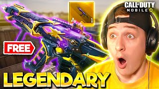 FREE LEGENDARY M4 FOR EVERYONE COD MOBILE [upl. by Yenor]