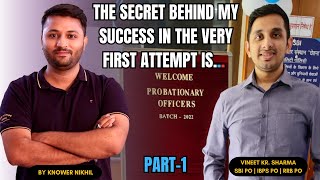 In Talk With Vineet SBI PO IBPS PO RRB PO 2023  First Attempt  RRB PO Interview Guidance [upl. by Neenahs]