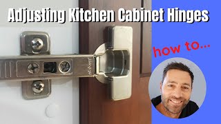 How to adjust kitchen cabinet doors that won’t close [upl. by Eihcir]