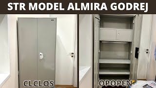 StrModel Godraj Almirah 2 door steel best product Godrej home furniture godrej Almira design [upl. by Forcier29]