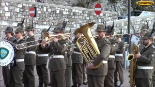 2013  Gemona  Fanfara Brigata Alpina Julia  33 alpini trentatre [upl. by Harwin]