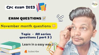 CPC exam 2023 ll Repeated questions of November month ll Part  3 aapc cpc cpcexam cpt coding [upl. by Eigla627]