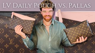 Louis Vuitton Daily Pouch vs Pallas Beauty Case  LV Comparison  Louis Vuitton Review  What Fits [upl. by Also]