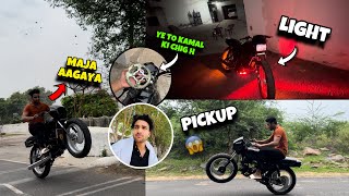 FINALLY SPLENDOR M CHAIN SPROCKET LAGADIYA🔥 YE KAMAL KING CHIG H😱shekher5600Vlogs [upl. by Nanyk]