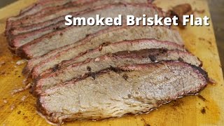 Smoked Brisket Flat  How To Smoke A Beef Brisket Flat on the Big Green Egg [upl. by Ermine941]