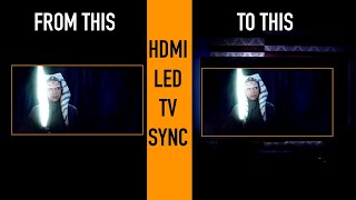 Special LED light effects using HDMI LED light SYNC box  Ultimate TV viewing experience [upl. by Katine784]