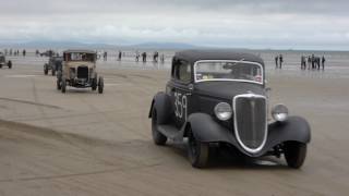 Pendine Sands 5th Annual Hot Rod Races 2017 [upl. by Duky266]