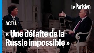 Ce qu’il faut retenir de l’interview de Poutine par le journaliste conservateur Tucker Carlson [upl. by Etyak]