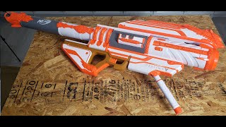 Nerf LMTD Gjallarhorn Unboxing [upl. by Yenterb]