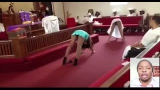 LOOK AT WHAT THESE GIRLS WORE AND DANCE IN CHURCH [upl. by Bliss740]