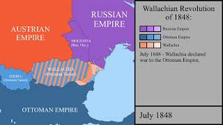 ALTERNATE Wallachian Revolution of 1848 Every Month Shorts [upl. by Ayouqes]