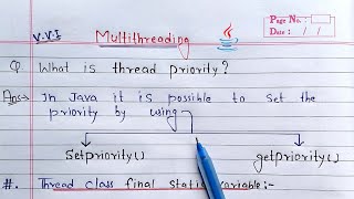 Interthread communication in Java  wait and notify  Thread Class methods In java Part7 [upl. by Etteve]